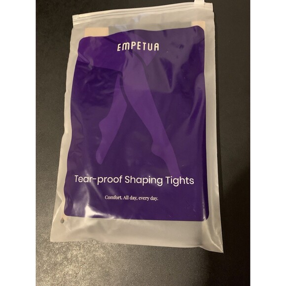 Empetua by Shapermint Womens Tear Proof Shaping Tights Black Size Small S NWT - Picture 1 of 3